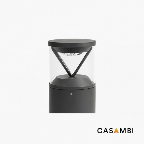 RUSH 250 Dark grey post lamba 4000K 360º wide CASAMBI