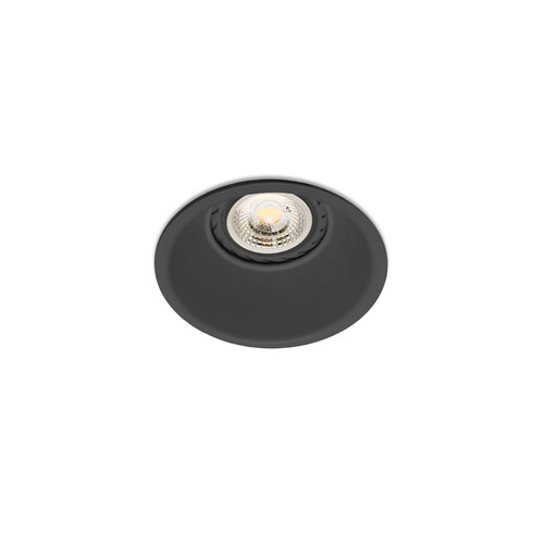 GAS Black recessed lamp