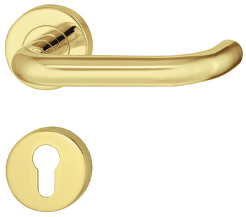Lever handle on rosette Startec model LDH 2170 stainless steel - 903.92.585