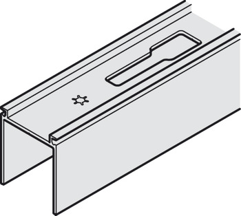 Fixing profile, Junior 120/B-Pocket, with bayonet lock - 940.80.426