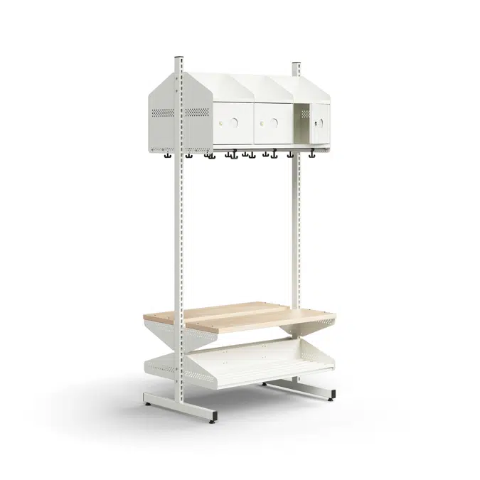 Entry 6 Basic Wardrobe Unit with Metal Cover