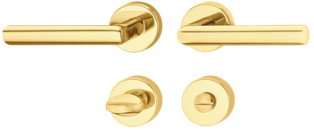 Door handle set, Brass, grade 3, Startec LDH 3340 - 900.93.469