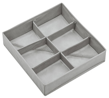 Drawer insert, Fabric, with 6 compartments - 811.11.510