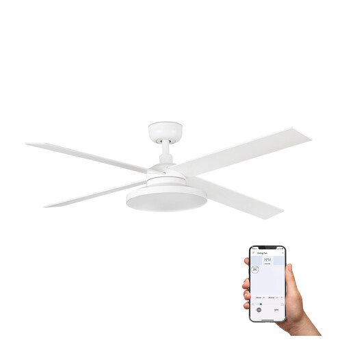 RUDDER TAK 4 L White/ash fan 4000K TUYA
