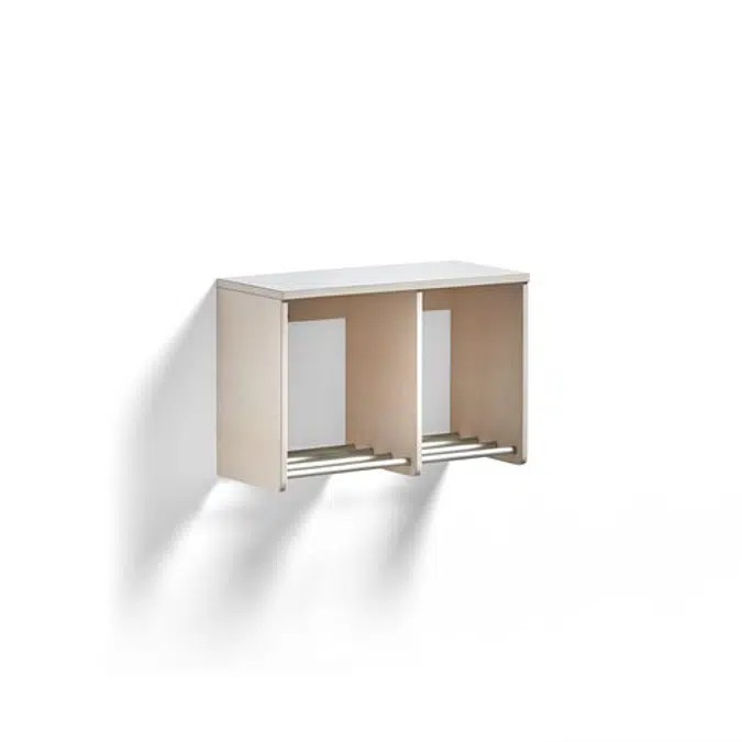 Ebba Compact Wall Mounted Shoe Unit