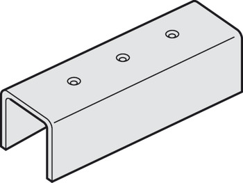 U-shaped track connector, 32 x 35 (x 120) x 2.5 mm - 941.00.990