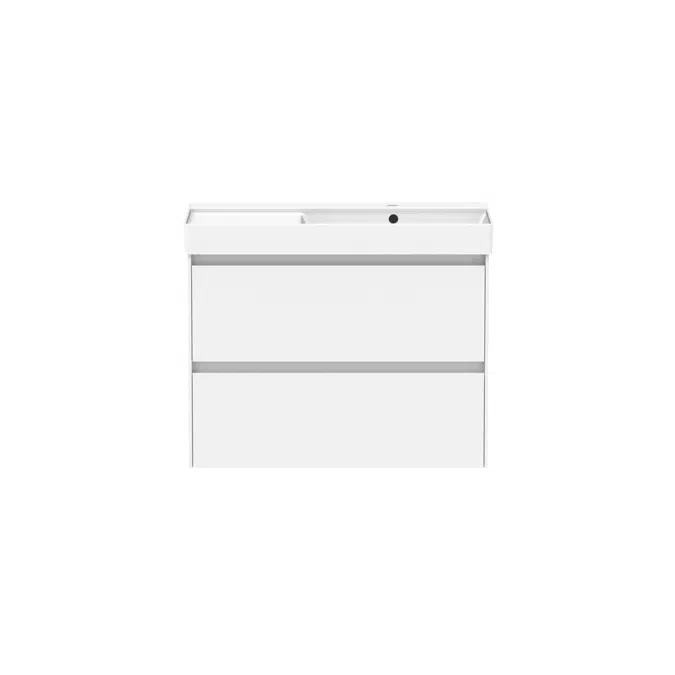 Ona Matte White Twin Right Hand Bowl Vanity 800mm 21204