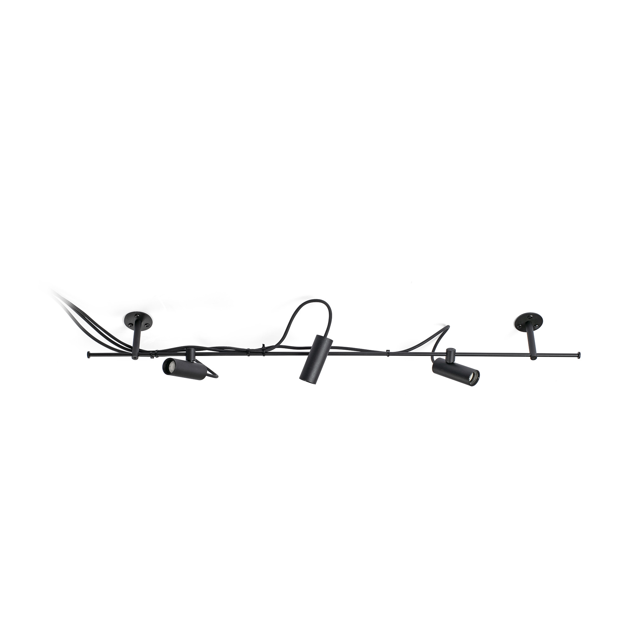 CLAP siyah linear duvar lambası/ceiling 3x6W 3000K 38º