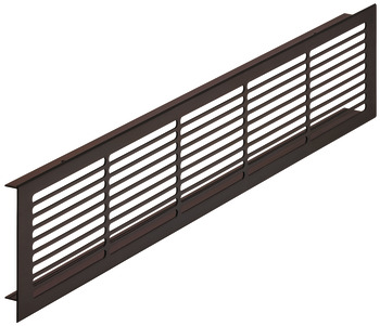 Square Aluminium Ventilation Trims with Smooth Flanges - 575.23.234