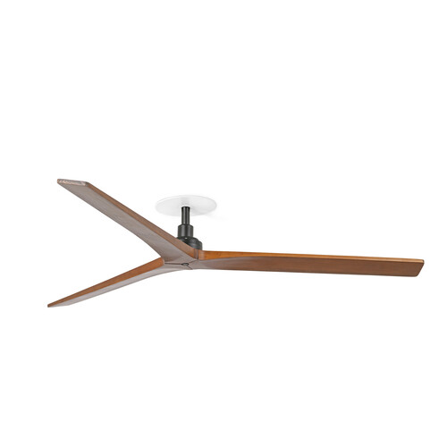 KLIM RECESSED L Ceiling fan siyah/ceviz duvar kumandası siyah