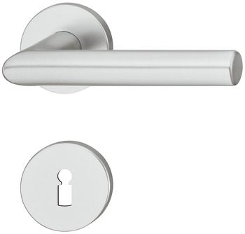 Door handle set, Aluminium, FSB, model 72 1076 - 905.21.141