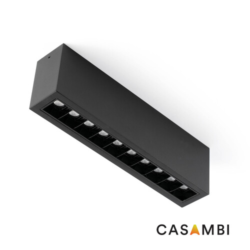 TROOP Surface 10x2W black-black 48° 2700K CRI90 CASAMBI