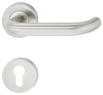 Door handle set, Stainless steel, Startec, model LDH 2170 - 903.92.140