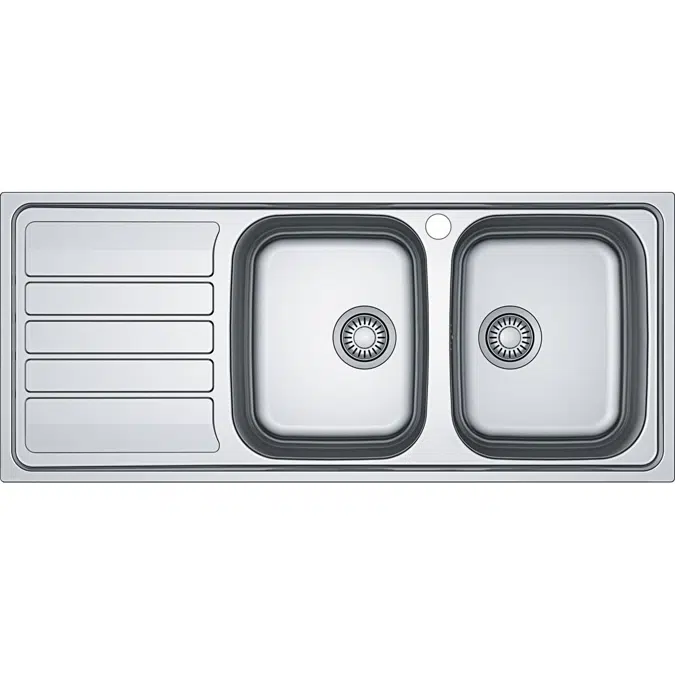 Flash Çift Kaseli Lavabo Sol Drenaj-Sağ Kase 2008347