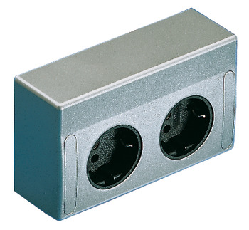 Socket element, Energy box, 2-gang Schuko safety socket, 230 V - 826.13.900