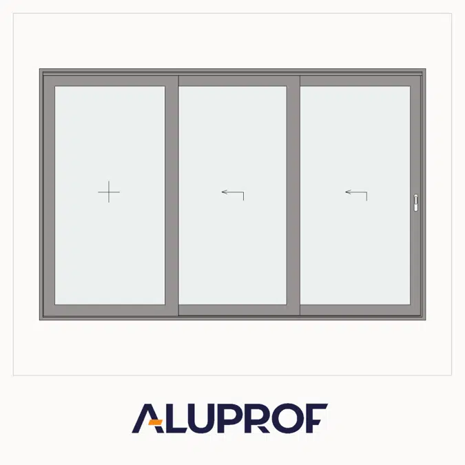 MB-77HS HI Sabit Panelli Çift Kanatlı Kaldır-Sür Kapı