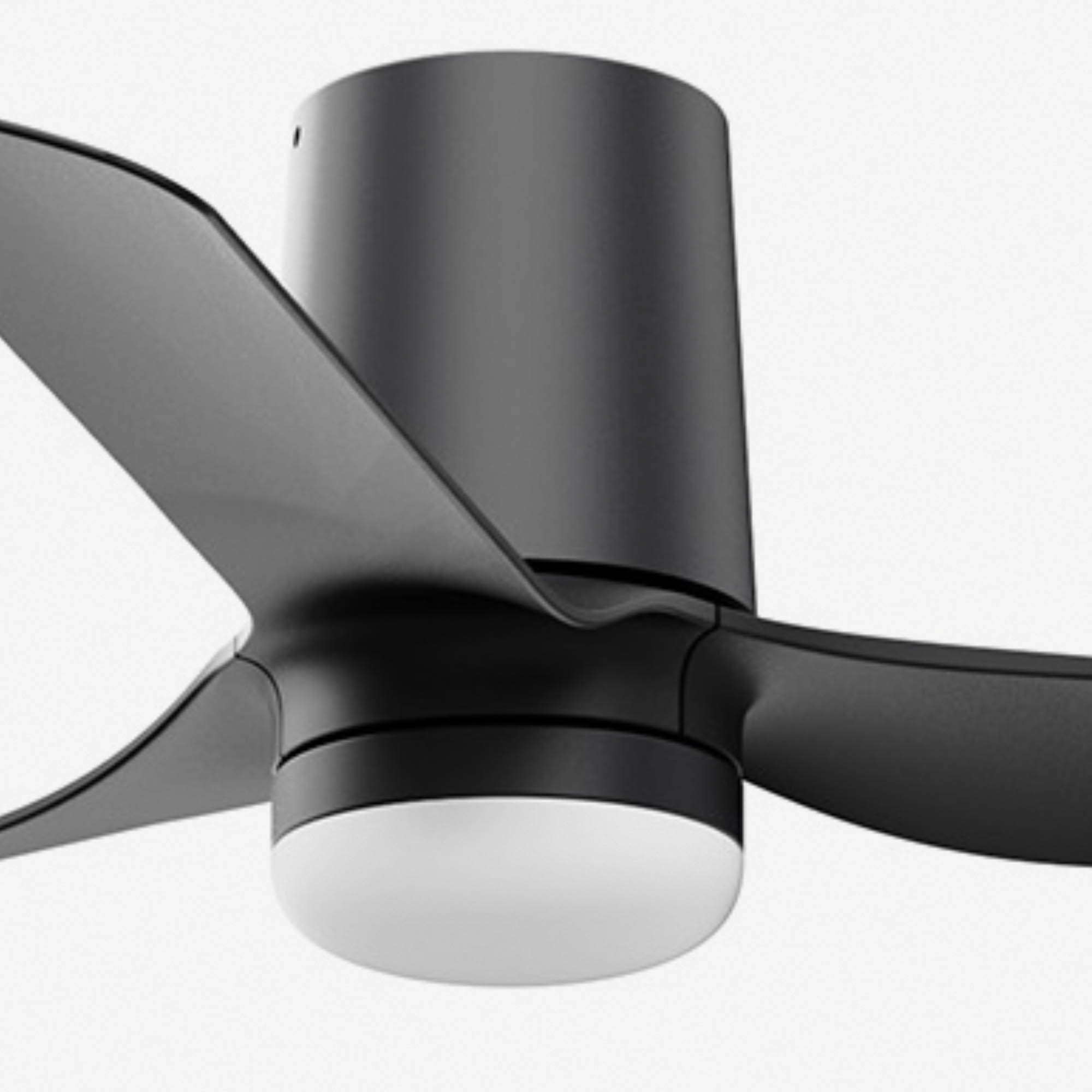 MINI PUNT TUB S LED Ceiling fan siyah/ceviz CCT TUYA