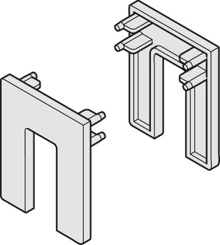 End cap set, For clip panel set - 940.43.077