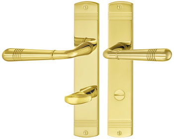 Door handle set, brass, Jatec, Montparnasse S 416/354 - 901.83.679