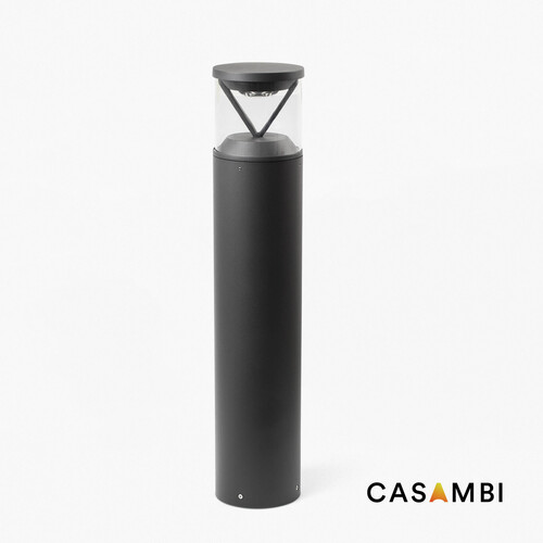 RUSH 800 Dark grey bollard lamp 3000K 180º CASAMBI