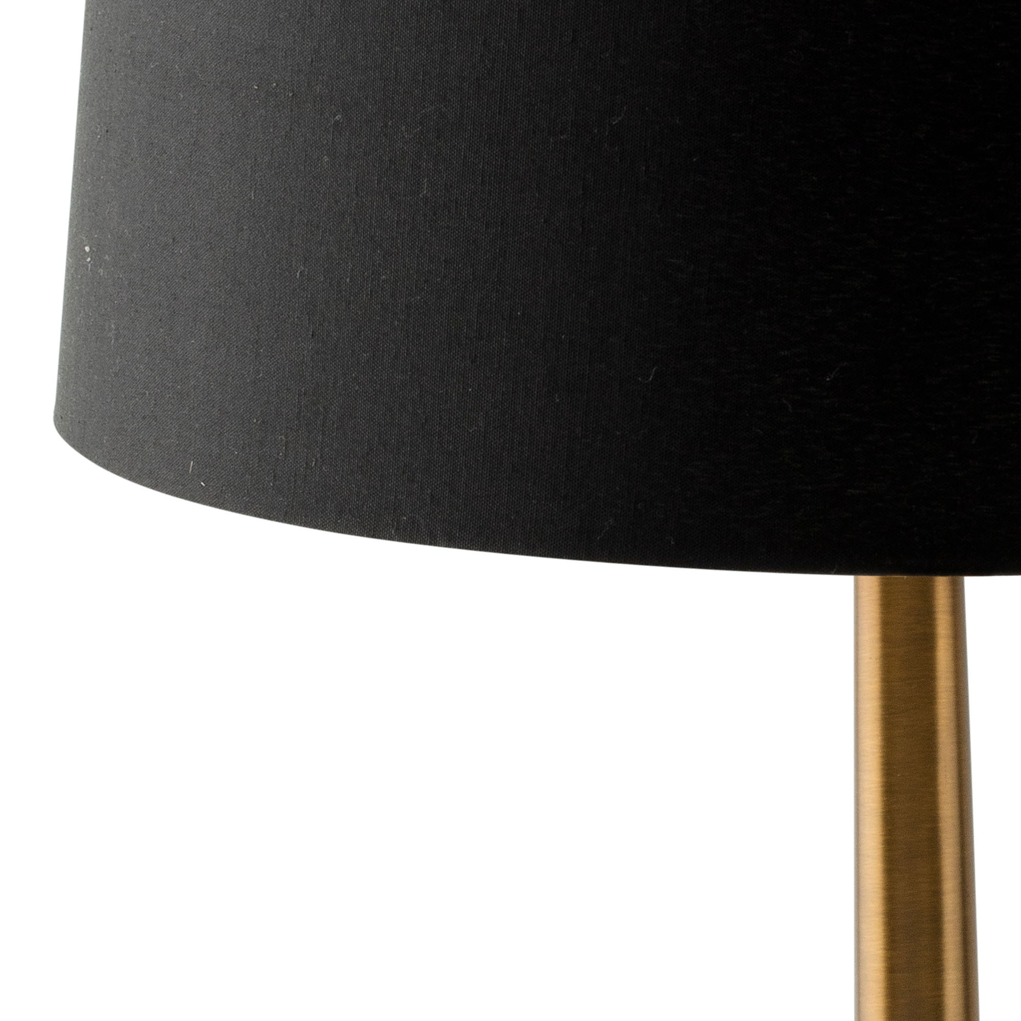 REM Old gold/black table lamp