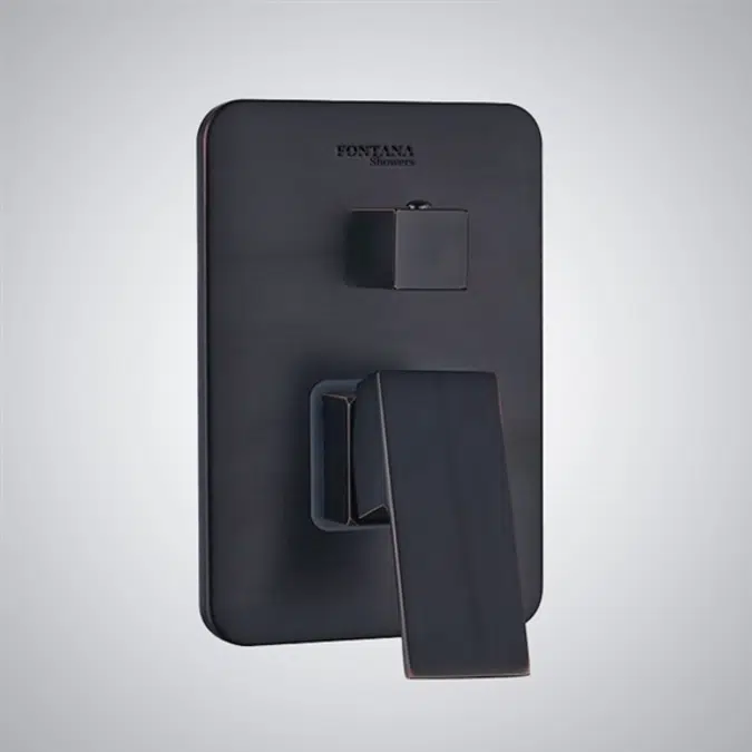 Black Bronze 3 Way Wall Mounted Hot & Cold Shower Mixer Valve