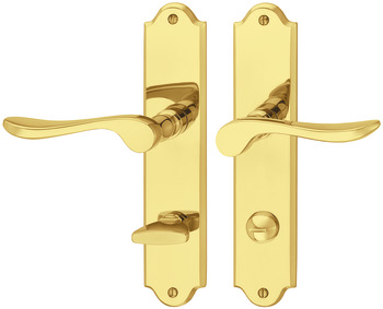 Door handle set, Brass, Bisschop, Flandern 7246/8246 - 900.93.441