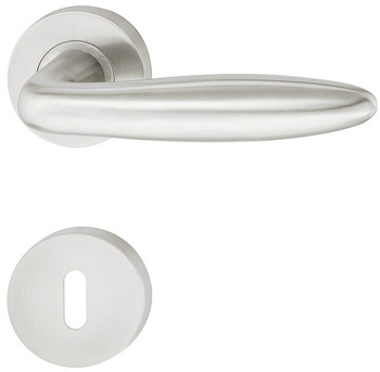 Kapı kulpu seti, Paslanmaz çelik, Startec, model LDH 2190 - 903.91.760