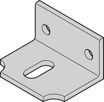Wall mounting bracket, For height adjustable sleeve - 942.61.084