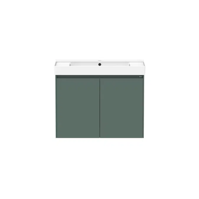 Ona Matte Green All Door Centre Bowl Vanity 800mm 21218