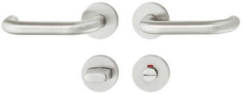 Door handle set, Stainless steel, Startec, PDH3102-E - 903.83.916