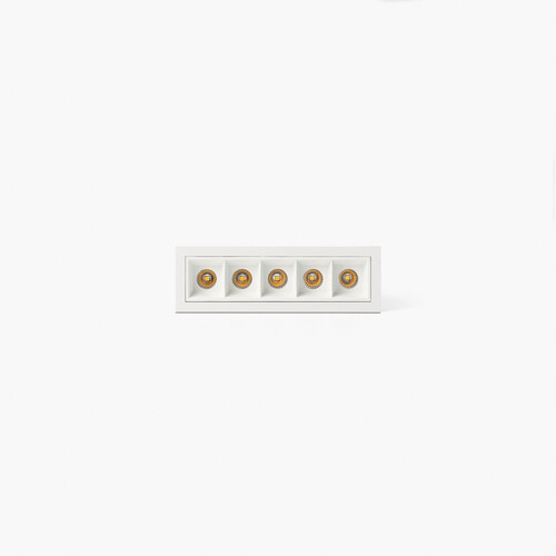 TROOP recessed white-white 5x2W 36° 3000K CRI90