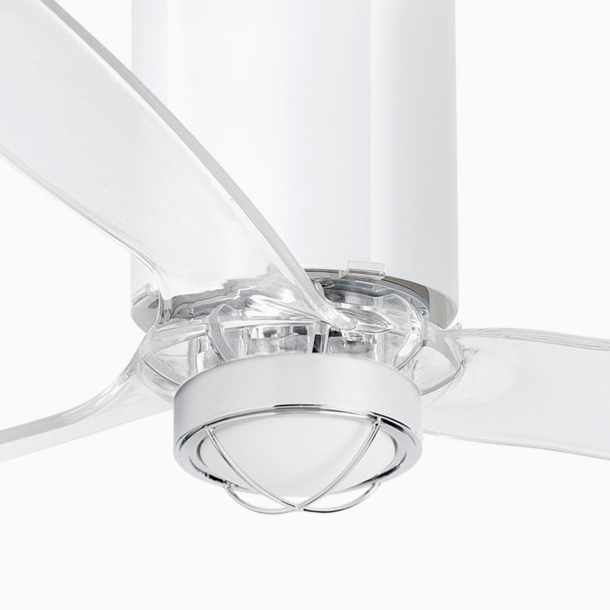 MINI TUBE fan M LED Shiny beyaz/transparent fan