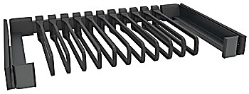 Pull-out trouser rack, Kessebohmer Conero, 72 H - 811.67.312